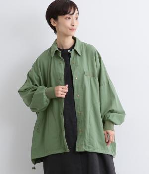 コットンツイルワイドドルマンブルゾン