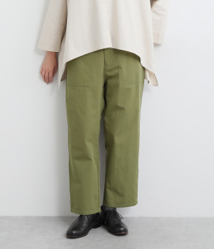 高密度コットンツイルベイカーパンツ