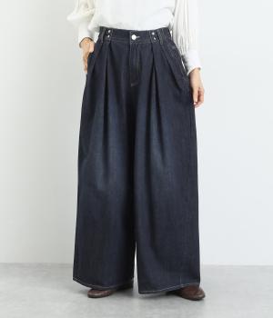 デニムコクーンワイドパンツ