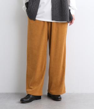 細コールイージーパンツ(キャメル-F)