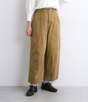 コットンツイルピーチオウヴァムパンツ