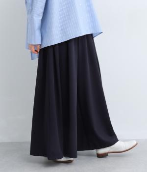 逆綾タックデザインバギーパンツ