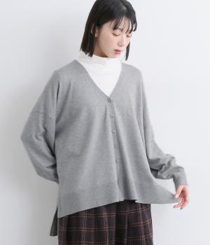 シアーバターニットワイドゆるデイリーカーディガン