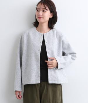 カットメルトンメルトンクルーカーディガン
