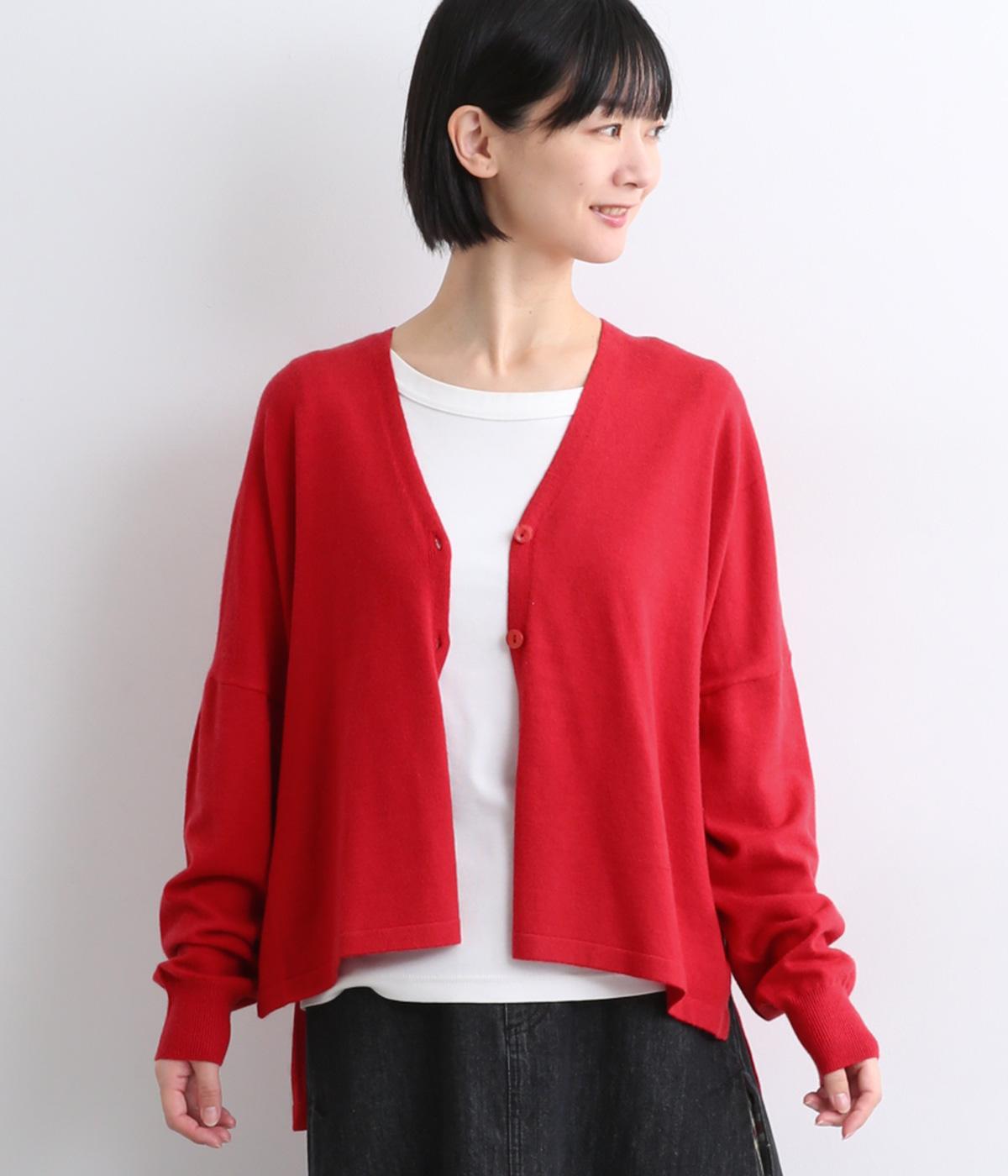 エラスキンゆったりポンチョカーディガン（refined works）の商品詳細