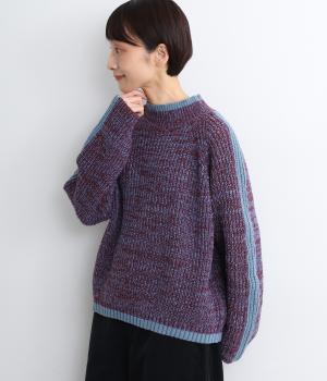 モヘアタッチラインプルオーバー