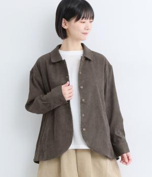 コーデュロイジャケット(チャコール-F)