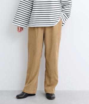 コーデュロイワイドパンツ