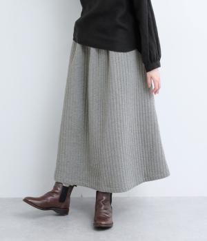 キルティング天竺スカート