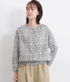 コードコットンブルゾンシャツ