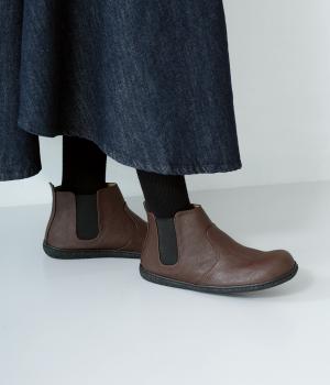 ショートサイドゴアブーツ(ブラウン-25)