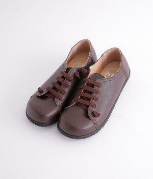 エラスティックレースアップシューズ