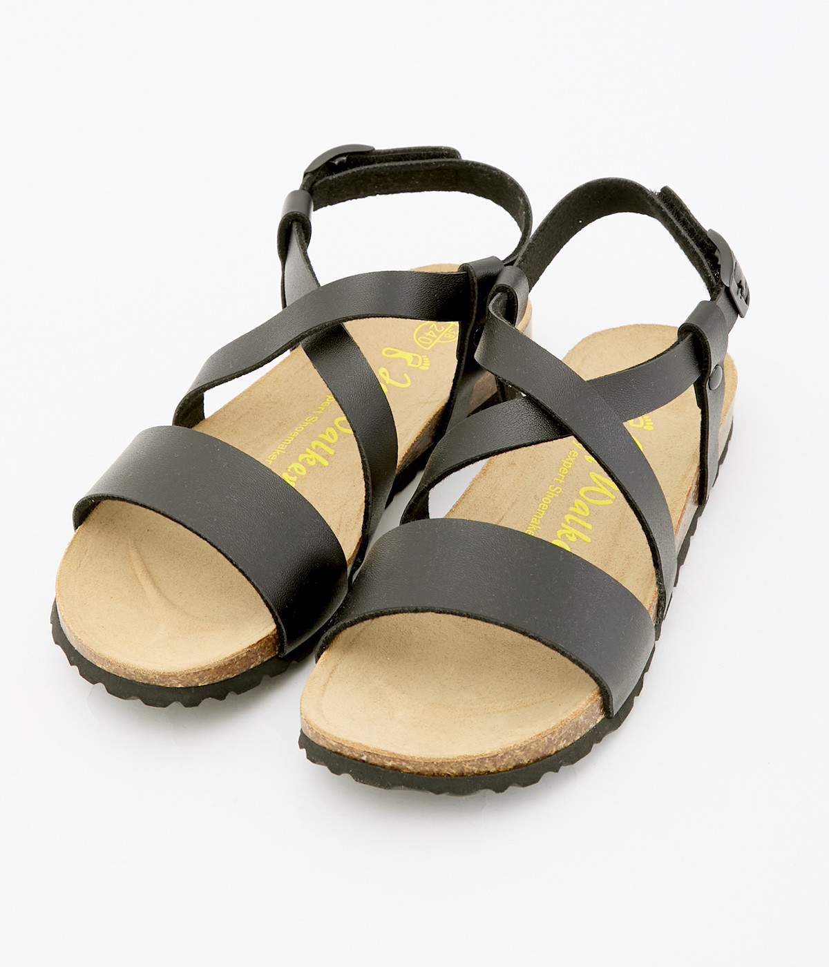 REGAL ブラウン クロスストラップ サンダル RELUME クロスストラップ