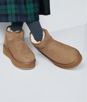 Stinger Micro Flatform2.0 厚底ムートンブーツ