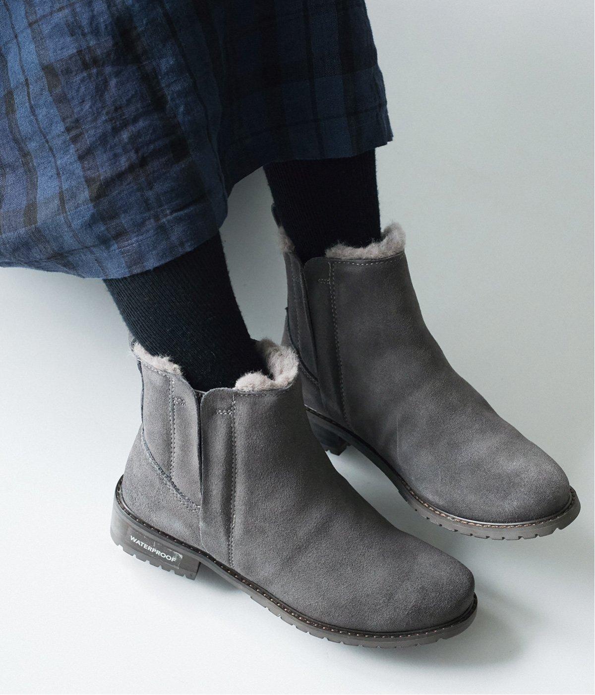 Pioneer 防水サイドゴアブーツ(チャコール-23)