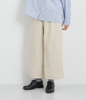 10OZデニムワイドパンツ(キナリ-ONESIZE)