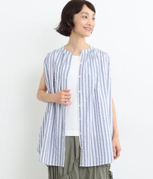 Cluerstology ストライプ ノースリーブチュニック Cluerstology ストライプ ノースリーブチュニック 楽天市場