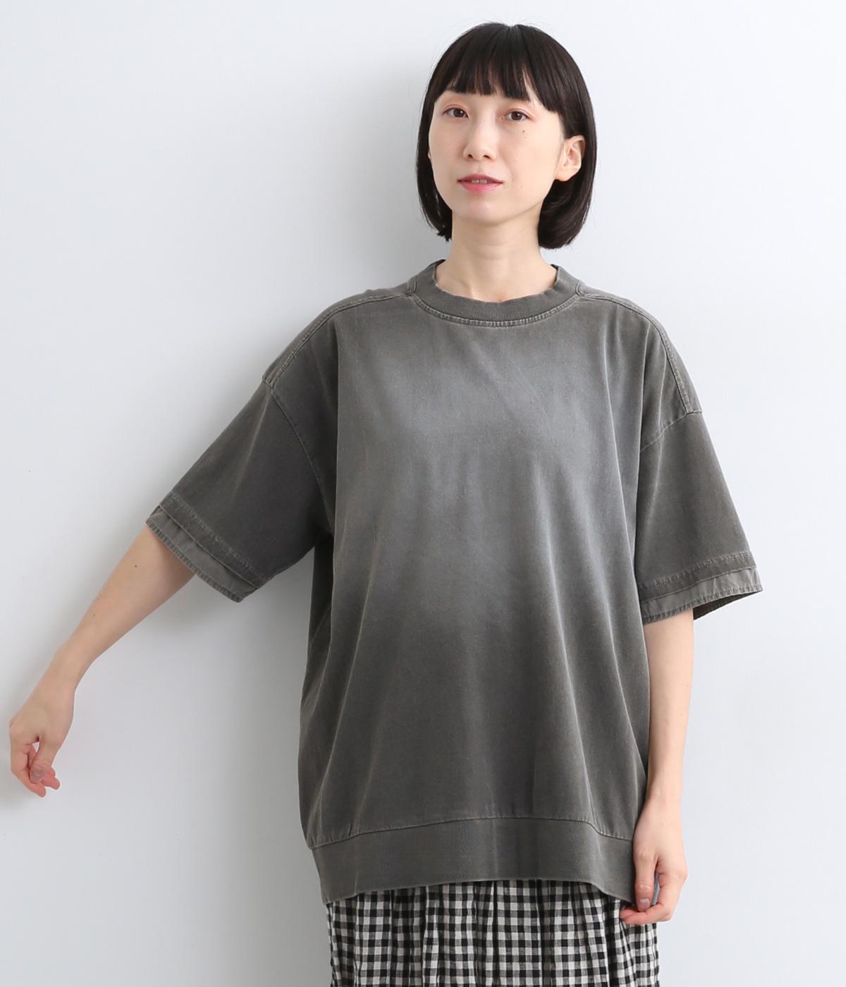 OE天竺ピグメントプルオーバー(チャコール-ONESIZE)