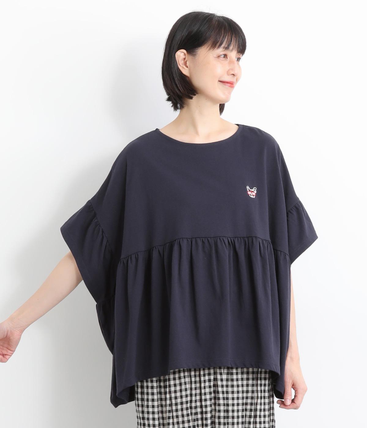 NEWプリントアソート刺繍プルオーバー(ネイビー-ONESIZE)