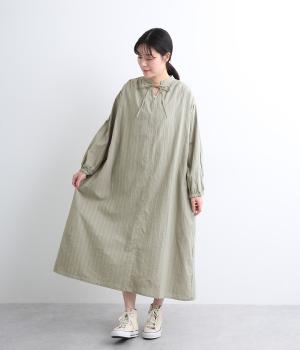 ストライプドビースキッパーワンピース