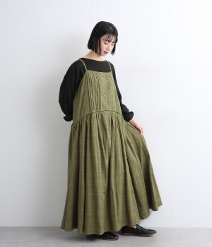 ドビーチェックキャミワンピース