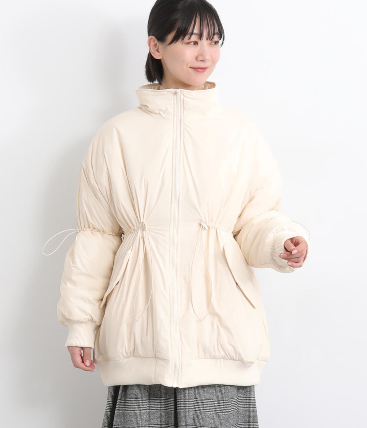 リブ×ナイロンブルゾン(キナリ-F)