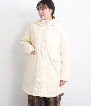 リブ×ナイロンモンスターパーカ(キナリ-F)