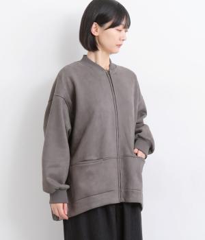 フェイクスエード×フリースMA1風ジャケット