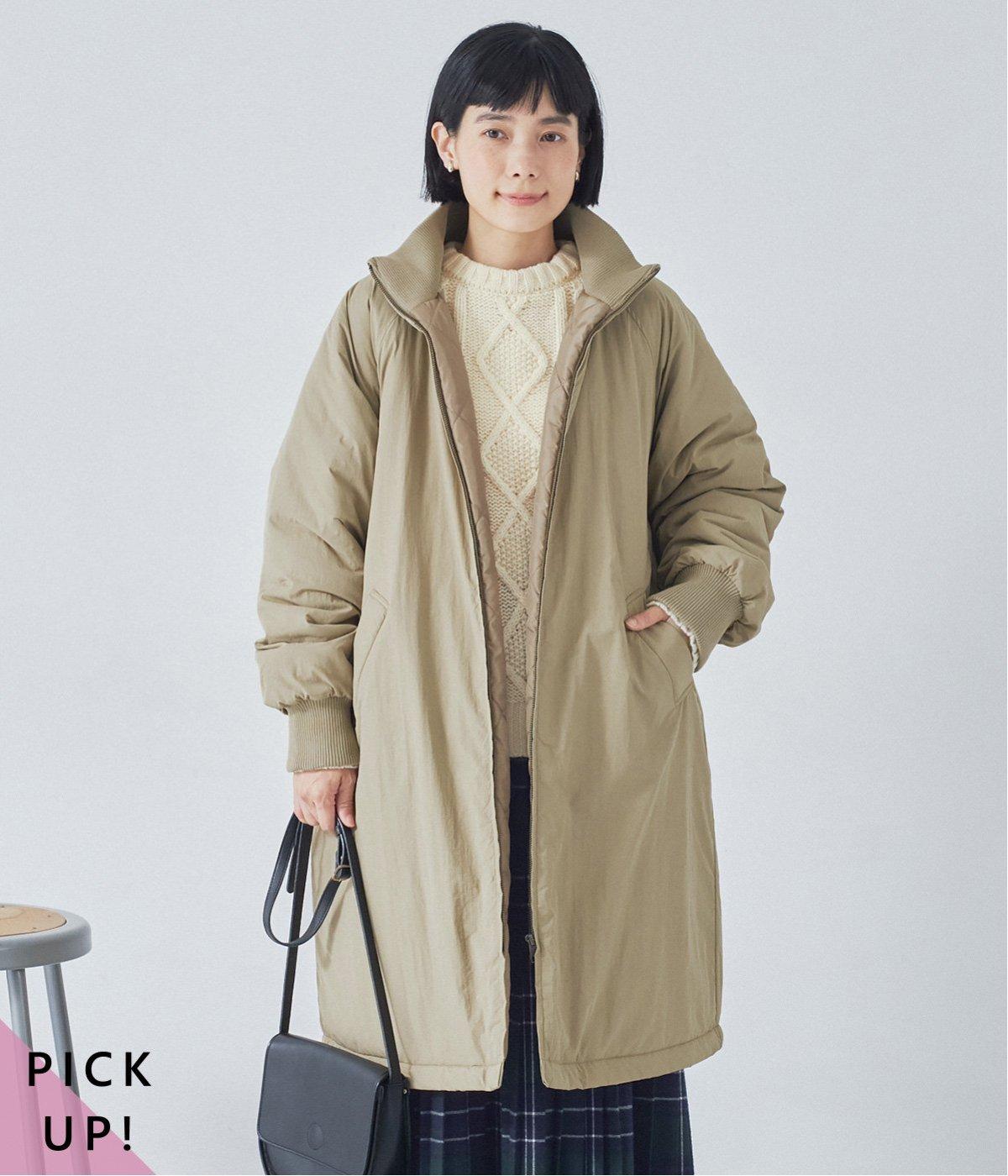 別注｜ナイロン中綿リブカラーコート（LUPILIEN by natulan）の商品詳細