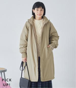 別注｜ナイロン中綿リブカラーコート