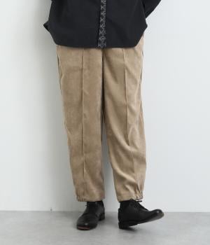 起毛ストレッチジョガーパンツ(モカ-F)