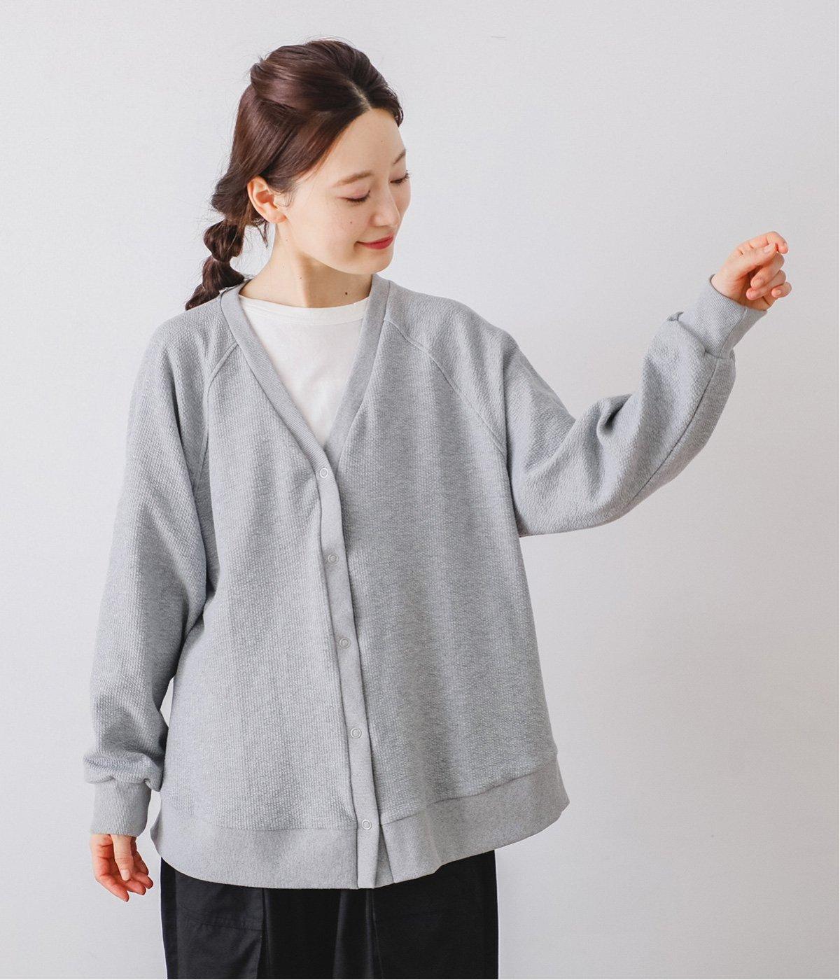ポコポコ無地ドッキングカーディガン（LUPILIEN）の商品詳細
