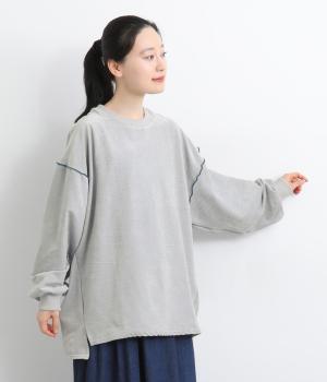 スラブベロアメロウプルオーバー