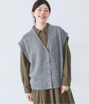 小花柄2way刺繍ベスト