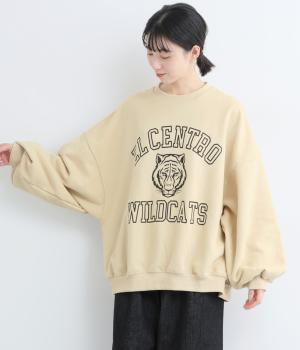 プリントスエットプルオーバー(アイボリー-F)