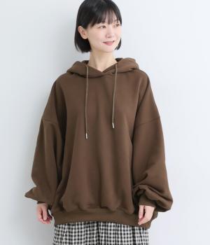 ビックスウェットフーディー(ブラウン-F)