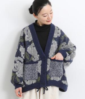 ブークレジャカードコクーンカーディガン