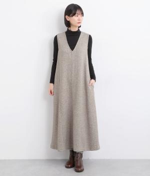 杢ダブルフェイス2wayジャンパースカート