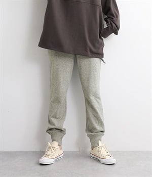 接結カットソーパンツ(グレー-L)