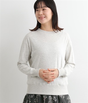 接結カットソープルオーバー(アイボリー-L)