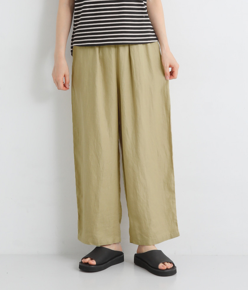 リネンチノタックパンツ