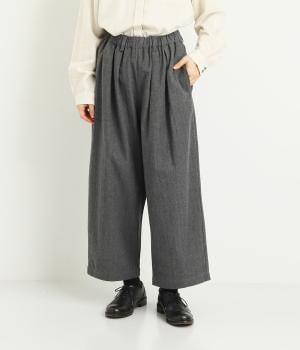 丈の選べる　コットンヘリンボーンパンツ