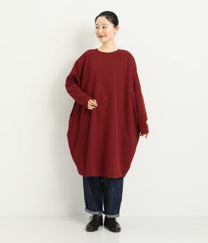 ピーチ起毛コットンセルロース　チュニック