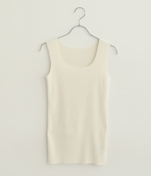 フライスタンクトップ(オフホワイト-ONESIZE)