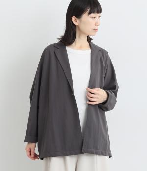 布帛ライクカットソー1つ釦テーラードジャケット