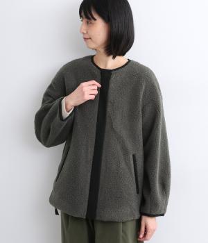 リバーシブルボアサイドファスナージャケット