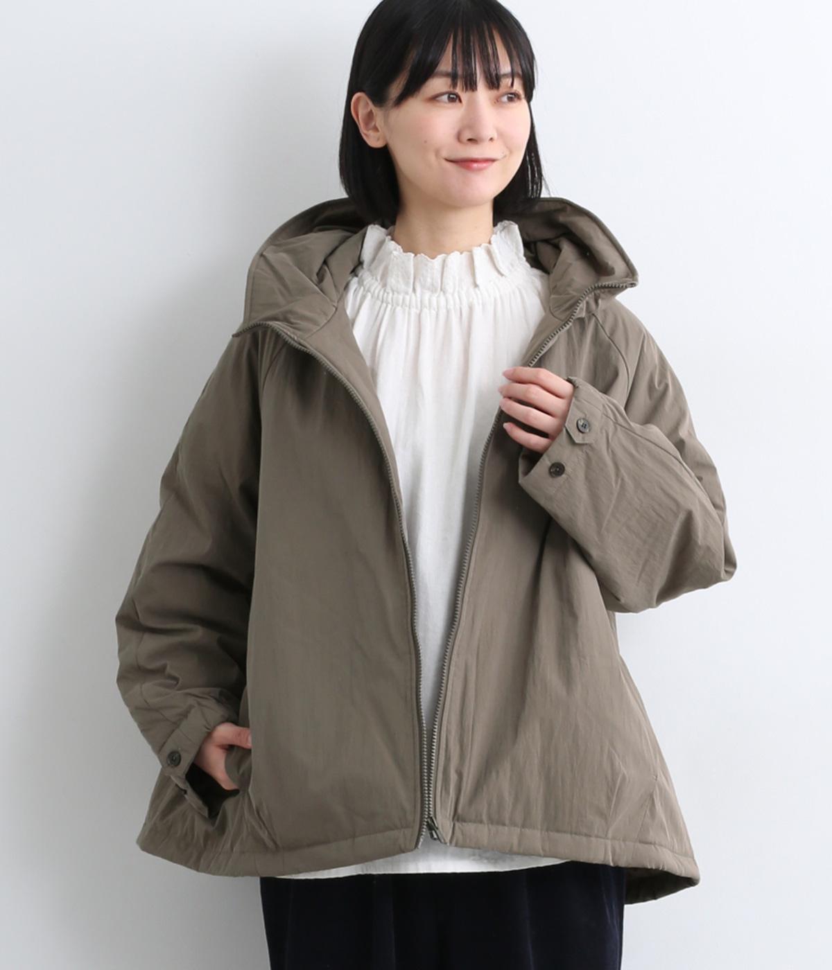 DRAWER ポリエステルコットンフードブルゾン ポリエステル タフタ 中綿 フードブルゾン（4799DE50