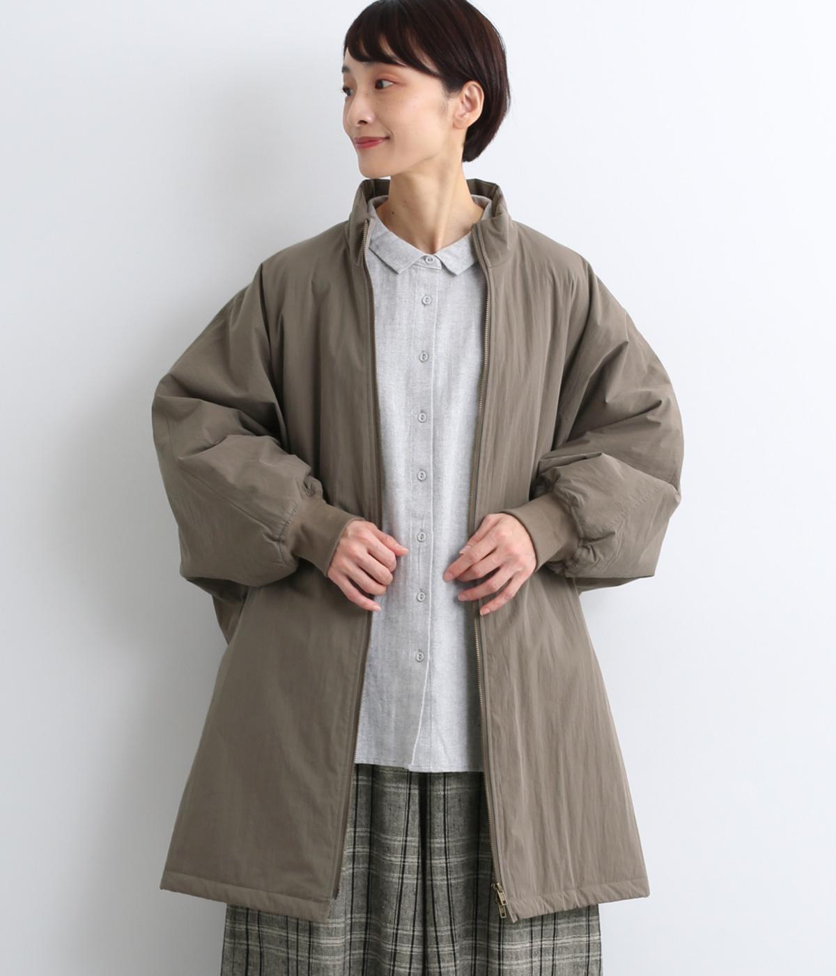 コットンナイロン中綿袖リブドルマンZIPコート（etrenne）の商品詳細