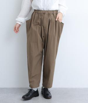 コットンナイロンラウンドポケットパンツ
