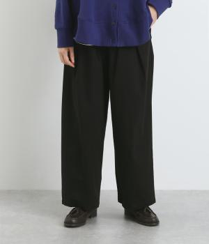 コットンレーヨン起毛ツイルバイオタックパンツ(ブラック-F)